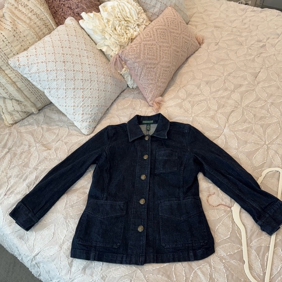 Womens Lauren Ralph Lauren Classic Denim Jacket - Picture 9 of 10